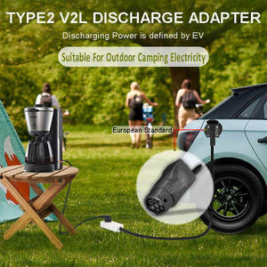 DIBOEV <span class=keywords><strong>V2l</strong></span> Connecteur Ev Prise de décharge Type2 <span class=keywords><strong>V2L</strong></span> Adaptateur Noir V5 IP65 Adaptateur de prise de voiture 5 jours pour Ioniq 5 <span class=keywords><strong>V2l</strong></span> Adaptateur <span class=keywords><strong>Tesla</strong></span> - Product Image 6