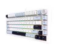 Clavier mécanique filaire JEDEL 80% avec bouton rotatif, échangeable à chaud, pour le gaming – Combinaison de couleurs populaire pour les gamers