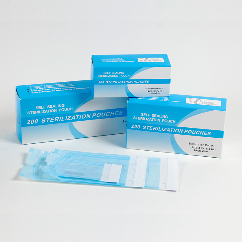 Wholesale 4-Sizes Professional Nail File Set 200Pcs/Box Self-Seal Sterilization Pouch for Nail Salon Tattoo Dental Dental/Tattoo