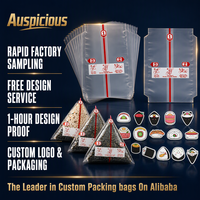 Sacs d'emballage jetables pour onigiri et bento, en matériau sûr de qualité supérieure, blancs, à bord facilement déchirable, pour repas de camping en extérieur