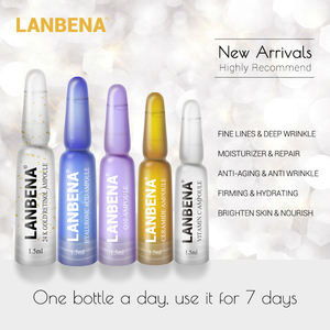 LANBENA anti envejecimiento producto oro 24k suero <span class=keywords><strong>cara</strong></span> ampolla de belleza envío gratuito - Product Image 4