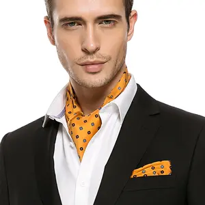 Hamocigia-Corbata de seda con estampado de Cachemira para hombre, corbata de lujo para negocios