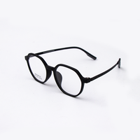 Montures optiques unisexes pour jeunes, monture intégrale en titane bleu, en acétate tendance, imprimées, pour lunettes de lecture – Vente en gros
