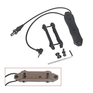 Interrupteur à pression tactique LAMBUL à double fonction (constant/momentané) avec connecteurs SF, 2,5 mm et 3,5 mm pour contrôle PEQ/<span class=keywords><strong>DBAL</strong></span> - Product Image 3