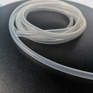 Rubber Buis Flexibele Silicon Slang 6Mm 2Mm Pijp Prijs Hittebestendig Transparante Siliconen Buis