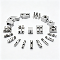Pièces mécaniques usinées CNC sur mesure de haute précision en acier inoxydable, laiton, aluminium, titane, service de fraisage et de tournage de tiges et de boulons