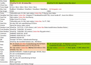Vélo de course TT de triathlon en fibre de carbone à module élevé avec guidon intégré pour les essais de contre-la-montre professionnels - Product Image 6