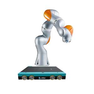 Bras robotisé 7 axes LBR Iiwa 14 R820 avec navette à quatre voies CNGBS pour l'automatisation comme cobot - Product Image 5