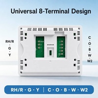 Riseem HVAC 2 Heat 1 Cool Pompe à chaleur programmable EM HEAT Thermostat d'urgence pour climatiseur HVAC