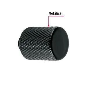 Manopola in metallo con unità 432 stile "cádiz", nero, HERMEX - Product Image 2