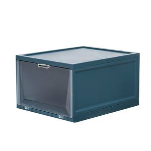 Boîtes de rangement pour chaussures personnalisées, empilables, en plastique transparent, anti-poussière, tiroirs rectangulaires, type vertical, organisateur anti-humidité - Product Image 5