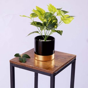 Petite table d'appoint, <span class=keywords><strong>support</strong></span> de <span class=keywords><strong>plante</strong></span> d'angle <span class=keywords><strong>haut</strong></span> pour plantes d'intérieur, plusieurs supports - Product Image 4