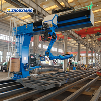 Station de soudage robotisée industrielle pour ponts en structure métallique