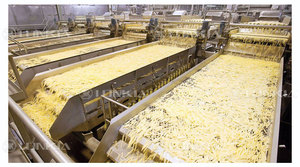 Công nghiệp chuối Rau Trái Cây chip làm khô không khí làm mát dòng gia vị liên tục doritos đồ ăn nhẹ Nồi chiên máy - Product Image 4