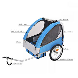 <span class=keywords><strong>Remorque</strong></span> de vélo pour bébé en gros, pour transporter des chiens/ des animaux de compagnie/ des bébés - Product Image 4