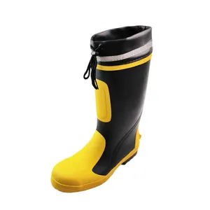 Professional Manufacture Safety Gumboots Rain Boots with Steel Toe Steel Sole Boots Rain