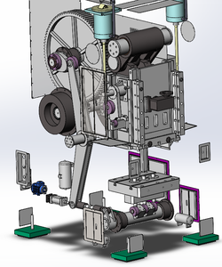 알루미늄 충격 압출 유압 냉간 단조 프레스 성형기 - Product Image 5