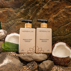 Tùy chỉnh sinh thái thân thiện Refillable mỹ phẩm container tre bơm rơm lúa mì chai cho rửa cơ thể và chăm sóc da bao bì - Product Image 4