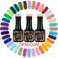 Vernis à ongles gel couleur haute brillance sans HEMA ni TPO, pour usage en salon UV/LED, étiquette privée, flacon personnalisé, vente en gros