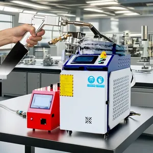 Machine laser portable pour le soudage 1500w 2000w 3000w Fiber automatique 4 en 1 pistolet de soudage laser en métal portable pour le métal - Product Image 1