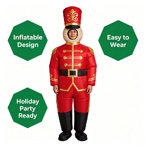 Costume gonflable de soldat jouet, tenue de mascotte gonflable pour Halloween, carnaval, défilé, festival, fête, événement, location, spectacle - Product Image 2