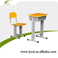 Bureau et chaises réglables meubles d'école de classe ensemble de siège unique pour étudiants bureau d'école pour étudiants