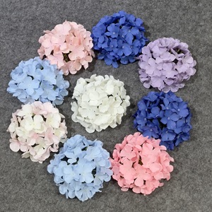 Flores de Hortensia Artificiales Lichao, de Seda, Realistas, para Decoración de Bodas, Hogar, Fotografía en Exteriores, Estilo Moderno - Product Image 1