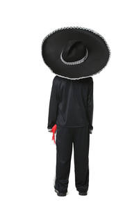 Disfraz de Mariachi Mexicano para Niños, Disfraz de Amigo para Halloween, Disfraces de Cosplay para Niños, Ropa para Actuaciones <span class=keywords><strong>del</strong></span> Día <span class=keywords><strong>del</strong></span> Niño - Product Image 5