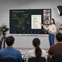 Pantalla Interactiva Táctil de 86 Pulgadas para Aprendizaje a Distancia y Enseñanza Remota