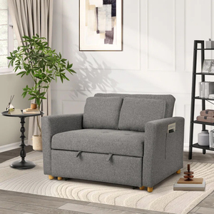 PZCN-Muebles para el hogar, sofá de lino plegable, conjunto moderno, sofá cama, sofás para sala de estar - Product Image 2