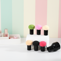 Éponges de maquillage en forme de champignon, naturelles, faciles à nettoyer, rebondissantes, douces et lisses, pour fond de teint