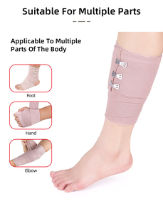 ผ้าพันแผลยืดหยุ่น AODEJIAN 5 ซม. พรีเมียม ได้รับการรับรองมาตรฐาน ISO <span class=keywords><strong>CE</strong></span> ระดับ I ไม่ผ่านการฆ่าเชื้อ ผลิตจากผ้าฝ้ายผสมโพลีเอไมด์ แรงกดกระชับสูง ความยาว 4.5 เมตร - Product Image 2