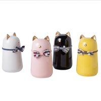 Urna Funeraria de Cerámica Hermética de Alta Calidad, Diseño Felino, a Prueba de Humedad, para Cenizas de Mascotas, para Interiores