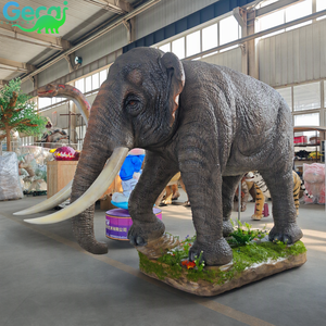 โมเดลช้างจำลองขนาดเท่าตัวจริง GECAI ยอดนิยม สำหรับสวนสัตว์และสวนสนุกธีมป่า - Product Image 4