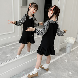 E2woo, el Diseño Más Reciente, Producto Infantil de Otoño, Estilo Inglés, Vestidos para Niñas Pequeñas con Manga Larga, de Proveedor Chino - Product Image 5