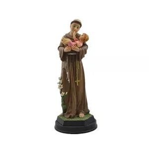 Estatua De San Antonio De Padua, estatua De padre e hijo, precio barato, venta al por mayor