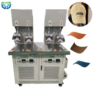 cheap price Automatic one worker Cap operate has three head used for curving Curved the baseball cap visor cooling pick peak cun