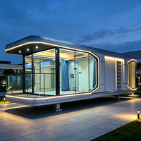 Capsule spatiale de glamping, maison écologique, cabane de retraite, pod de luxe, villa, maison de vacances, unité d'hébergement