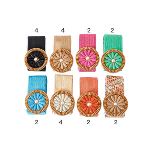 Cintura in tessuto da 5 cm con fibbia rotonda a forma di ananas, cinturino in similpelle PP per donna, accessori moda - Product Image 2