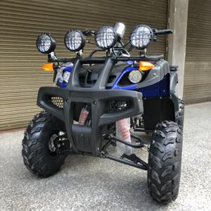 <span class=keywords><strong>Quad</strong></span> tout-terrain bleu-noir 4 roues, 4 temps, avec design multi-phares pour la conduite nocturne, 200cc - Product Image 1