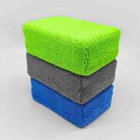 Éponge de lavage de voiture épaissie, très absorbante, sans peluches, pour le detailing automobile, grande taille personnalisée, éponge de beauté automobile