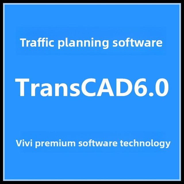 TransCAD 60 & 45 Traffic Planning Software Accompanying Instructional Video Materials Remote Installation Services Made China