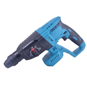 Kit d'assemblage d'outils électriques professionnels sans fil, perceuse à percussion de 13 mm avec brosse et deux batteries - Product Image 3