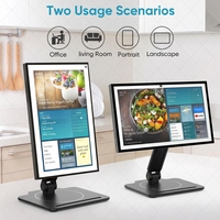 Support de bureau pliable ergonomique en plastique et métal rotatif à 360 degrés pour Echo Show, support de panneau de commande pour maison intelligente