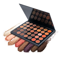 Benutzer definiertes Logo Makeup Private Label Lidschatten Matte Kosmetik Wasserdichte langlebige 35-Farben-Lidschatten-Palette