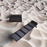 Panneau solaire portable pliable AHONY 50W avec charge USB 5V, mini panneau solaire extérieur avec câble USB, alimentation