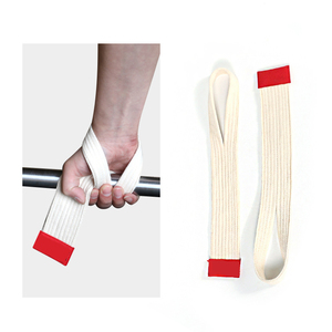 LS0772 Correa de elevación de potencia Ejercicio caliente Cinturón de entrenamiento de potencia Barra de mano Soporte de muñeca Buena envoltura - Product Image 1