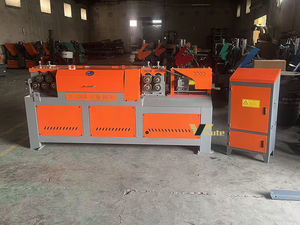 Machine de redressement et de coupe de barres d'acier CNC la plus vendue, redresseuse de fer à béton avec coupeur - Product Image 2