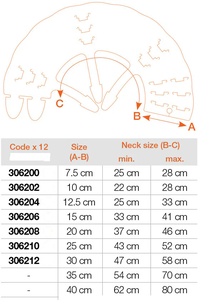 Collares Isabelinos para Perros de Plástico Ecológico y Moderno con Patrón Sólido en 7 Tamaños para Todas las Temporadas - Product Image 5