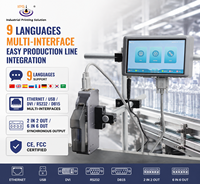 Impresora Industrial de Inyección de Tinta Térmica IPS-9520 de 25,4 mm y 600 DPI, Impresora de Códigos por Lotes para Línea de Producción, Máquina de Codificación de Cartones
